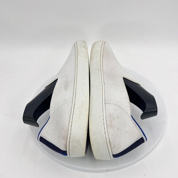 Rothy’s The Original Women Size 9.5  Bright White Slip On Flat Sneaker Shoes - Picture 8 of 14
